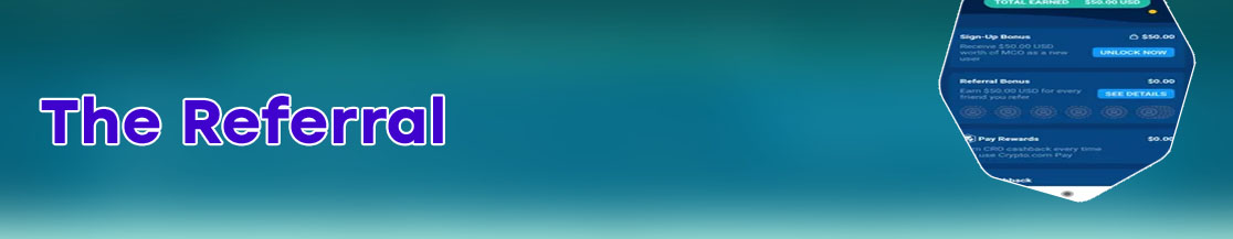 Referral code crypto